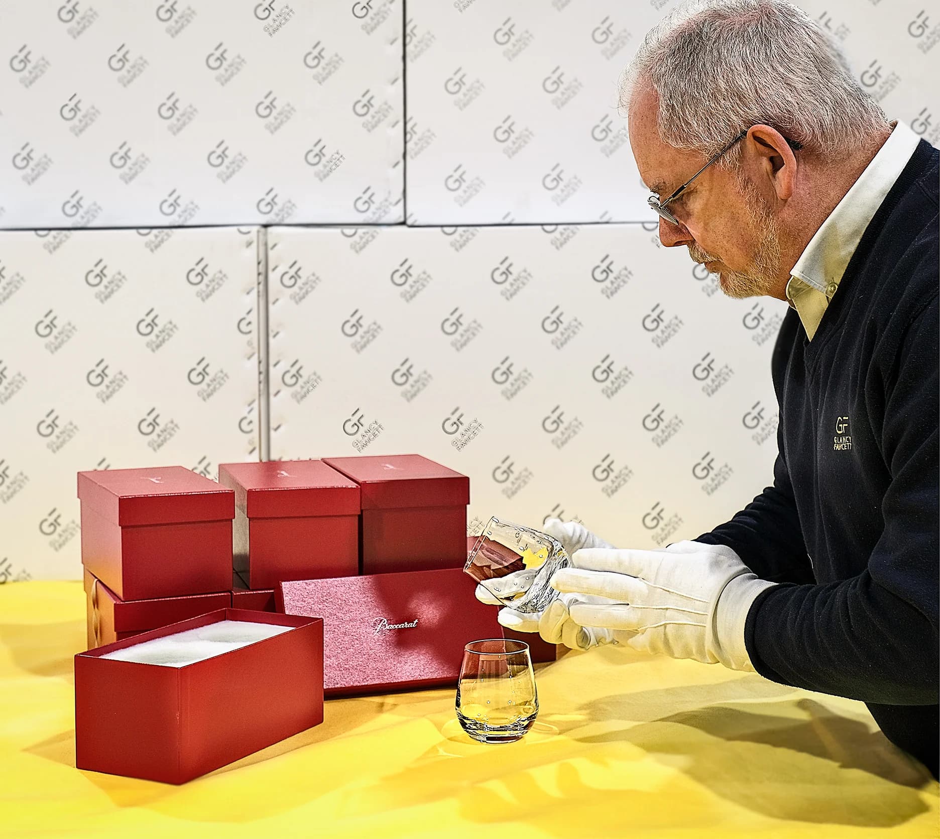 Glancy Fawcett logistics team quality checking every product 