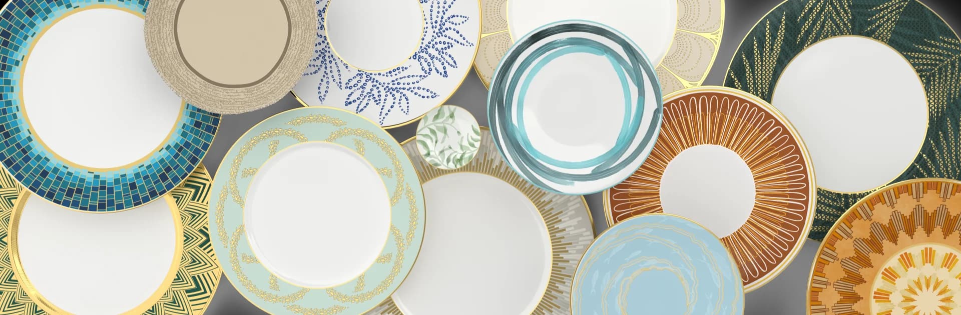 A Full Luxury Tablescape With Designed By GF Coral Tableware