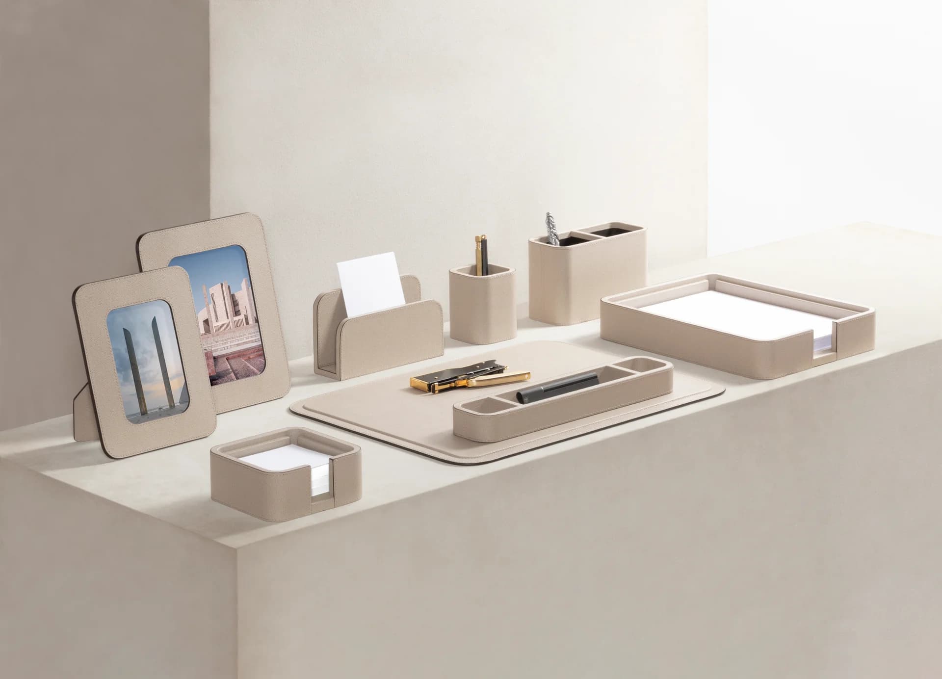 Glancy Fawcett team reviewing product swatches